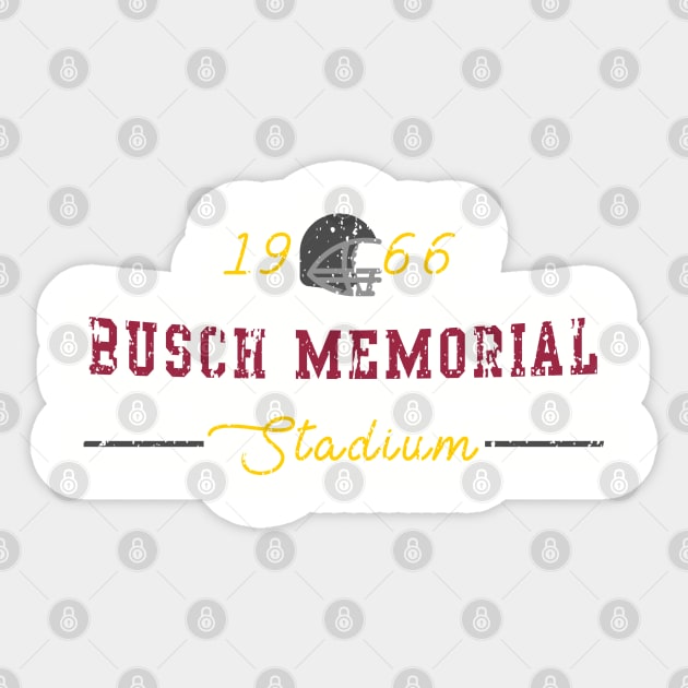 Busch Memorial Stadium Sticker by HomePlateCreative